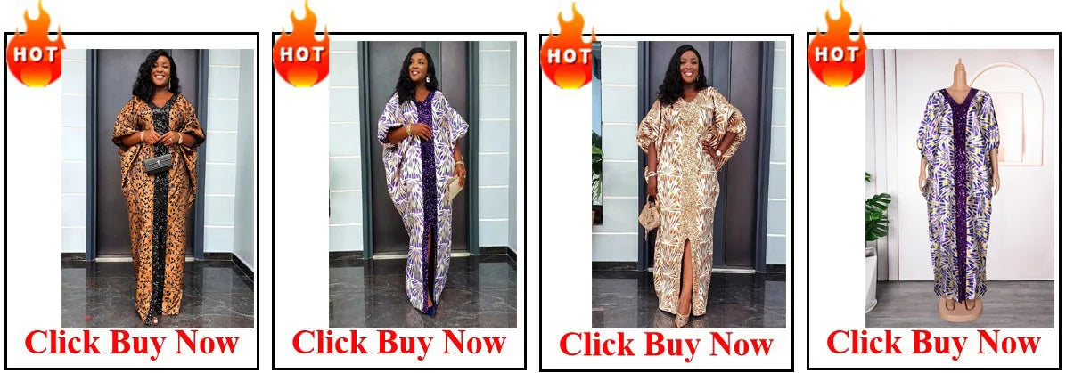 Outfits Dashiki African Dresses for Women Summer Kaftan African V-neck Polyester Plus Size Long Maxi Dress Gowns Ankara Dresses