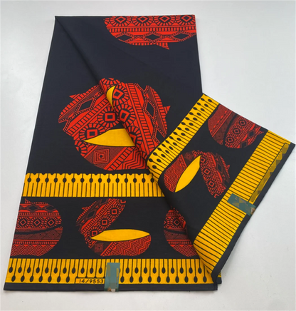 2024 African Real Wax Prints Fabric Nigerian Ankara Fashion Ghana 100% Cotton Veritable Guaranteed Original  Sewing Material