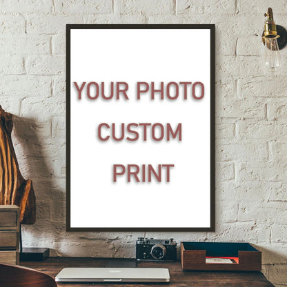 Custom Print Canvas Painting By Your Photo Canvas Poster Personal Gift Customize Figure Animal Pets Pictures Home Decor Prints