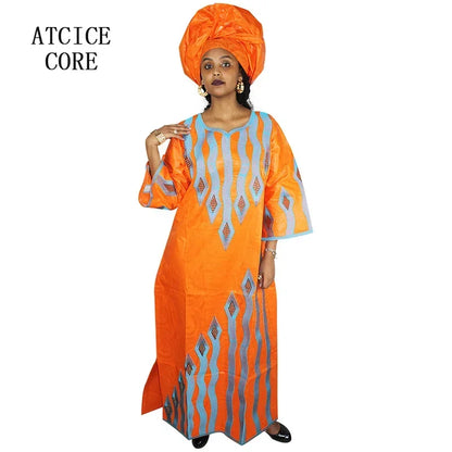 African Dresses For Women Bazin Riche Design Dress Embroidery Design