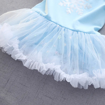 Baby Girls Princess Romper Bodysuit Headband 2pcs Elsa Anna Snow White Mermaid Bell Costumes Newborn Jumpsuits Tulle Bow Rompers