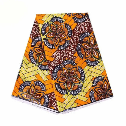 Bintarealwax African Real Wax Prints Fabric Ankara Cotton Material High Quality African Fabric For Party Dress 24FS1380