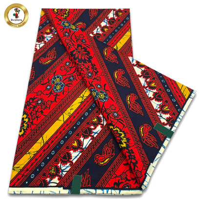 Ankara Wax Fabric High Quality African Wax Print Fabric 100% Cotton Soft Guaranteed Veritable Real Dutch Pagne for Dresses