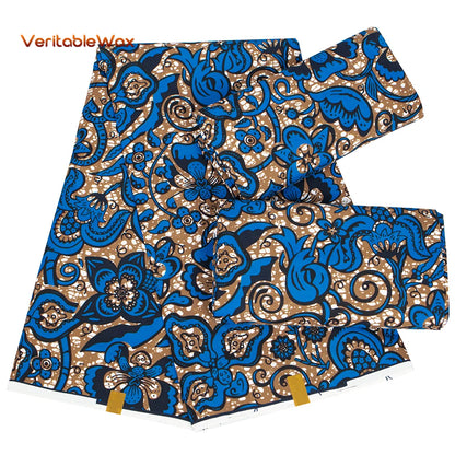 2024 Veritablewax Ankara Africa Prints Batik Wax Fabric African Dress Craft DIY Sewing Textile Polyester Nigeria Tissu N-24