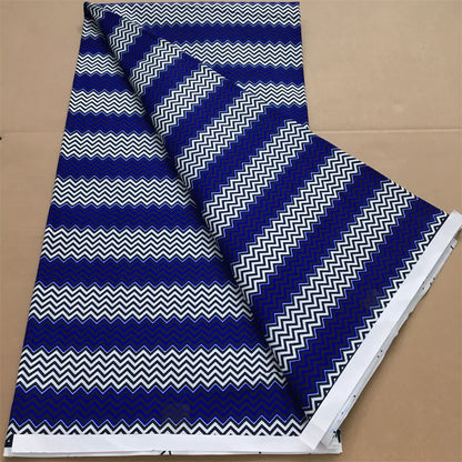 2024 Newest Nigerian Ankara African Polyester Material Wax Fabric DIY Print Sewing Tissu Textile Material For Women Dresses