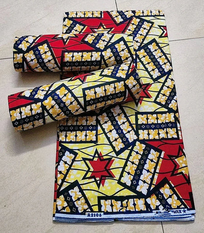 2023 New Hot Sell African Wax Fabric Ankara Wax Prints Fabric Ghana Guaranteed Veritable Wax 6 Yards Wholesale Prices