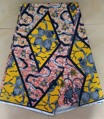 100% cotton new original wax fabric african print fabric tissue wax fabric 2022 wholesale african wax ankara material 6yard