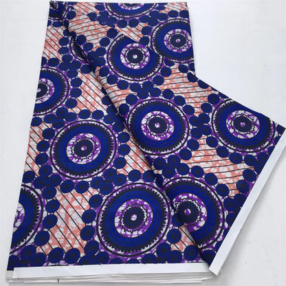 African Wax Fabric Prints 2025 New Arrivals Nigeria Wax Fabric Block Batik Dutch For Women DIY Dresses Cloth Sewing Materials