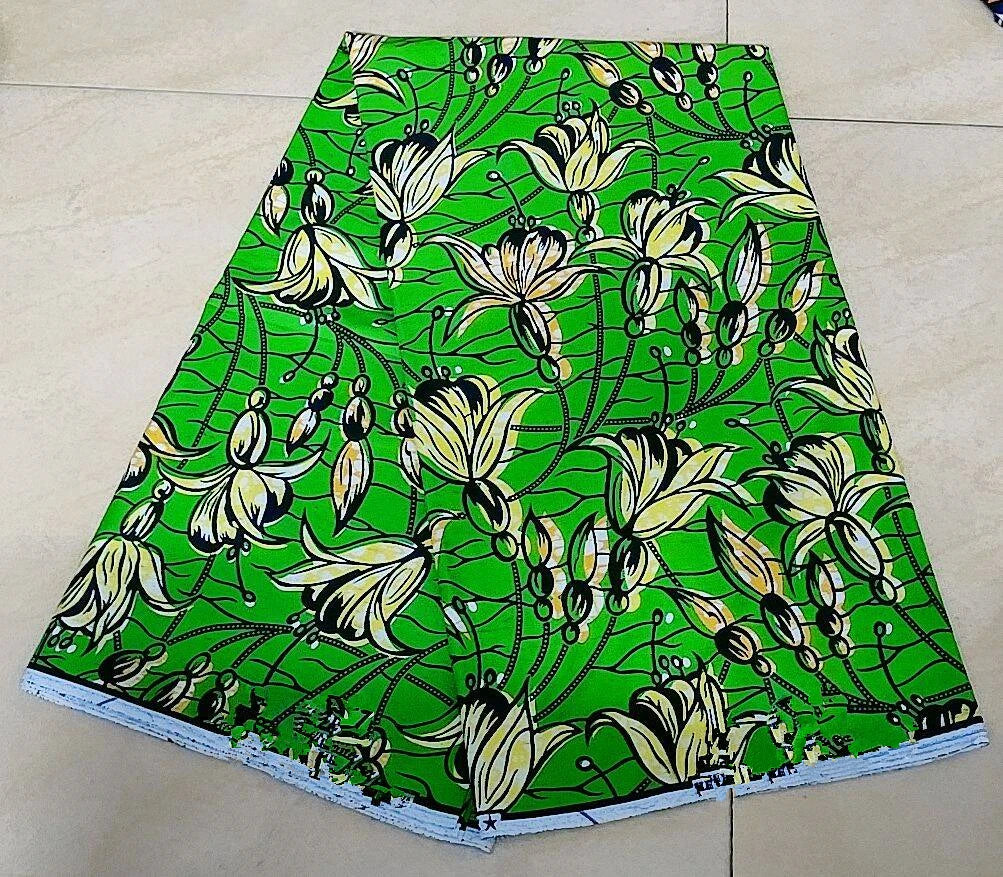 2023 New Hot Sell African Wax Fabric Ankara Wax Prints Fabric Ghana Guaranteed Veritable Wax 6 Yards Wholesale Prices