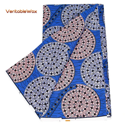 2024 Veritablewax Ankara Africa Prints Batik Wax Fabric African Dress Craft DIY Sewing Textile Polyester Nigeria Tissu N-24