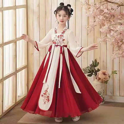 Chinese Hanfu girl's casual dress