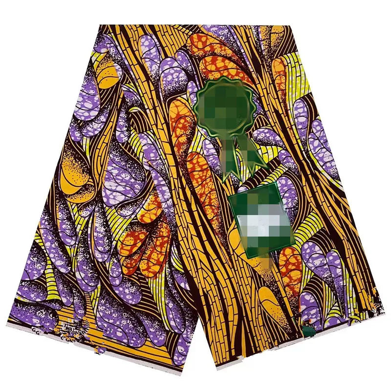 2023 New Hot Sell African Wax Fabric Ankara Wax Prints Fabric Ghana Guaranteed Veritable Wax 6 Yards Wholesale Prices