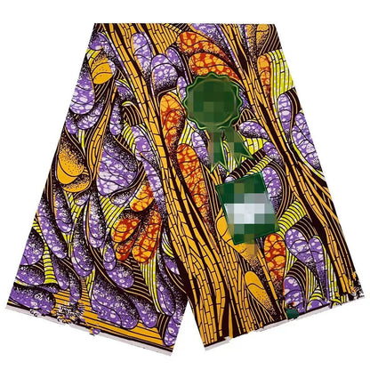 2023 New Hot Sell African Wax Fabric Ankara Wax Prints Fabric Ghana Guaranteed Veritable Wax 6 Yards Wholesale Prices